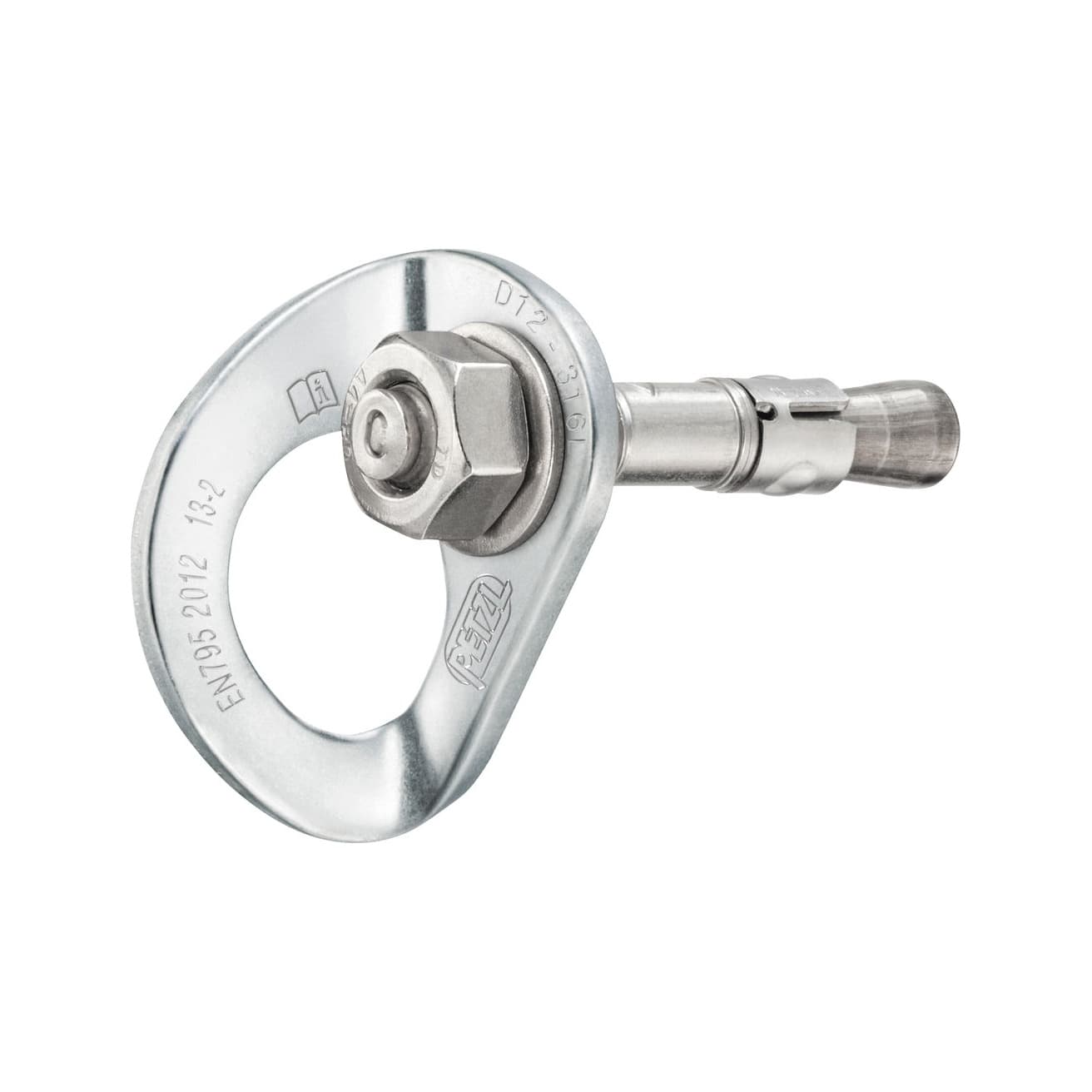 Chapa con parabolt Coeur Bolt 12 mm Inox
