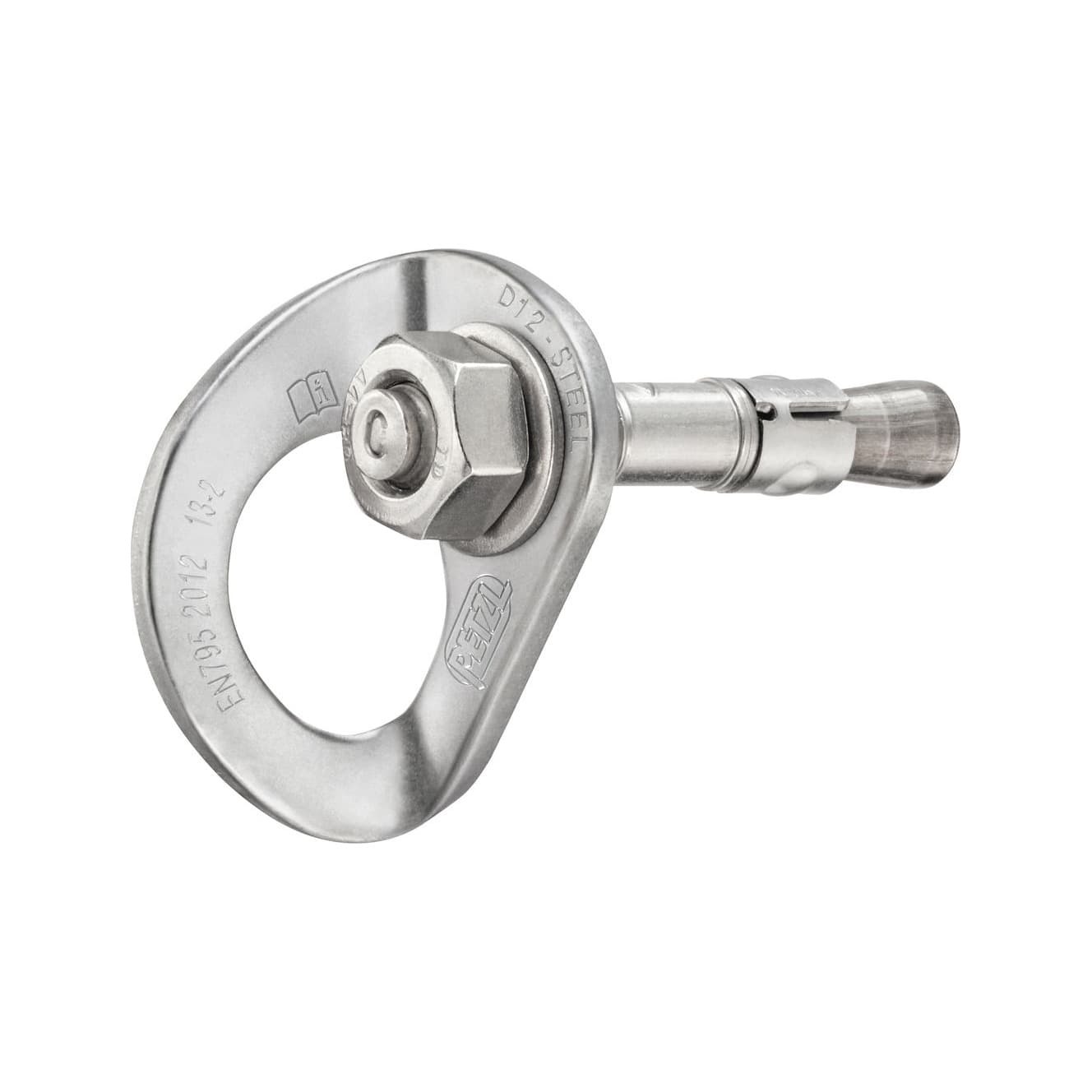 Chapa con parabolt. Coeur Bolt Acero 10 mm Petzl